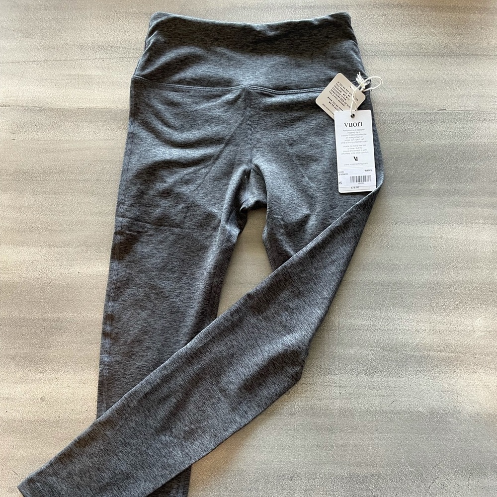 NEW With Tags Vuori Omni Charcoal leggings